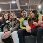 Neha Saxena Instagram - Nine hours of crazy flight, turbulent landing and now chit chatting while waiting for next flight, few more hours to reach to the destination. But still hell excited to experience all of this after sooo long🌻🌼 Frankfurt International Airport-Terminal 1-Lufthansa