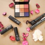 Neha Saxena Instagram - Tried the new #KarlLagerfeldXLorealParis collection from @lorealmakeup . This beauty basic look was created with a touch of eye shadow, a bold pink lip and mascara to top it off. Loved the pigmented lipsticks and I'm currently crushing on the shade kultured