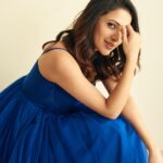 Neha Shetty Instagram - It’s a blue feeling. 🦋💫 📸- @akshay.rao.visuals 👗- @geethikakanumilli 💄- @thimmappa180 Jewellery - @kalon_artjewellery Styling - @rashmitathapa 😚 Assisted by @aishwarya128