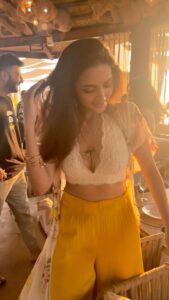 Neha Shetty Instagram - Let me take you dancing like da-da-da-da-da-da ! Your response to #DJTillu Trailer has been overwhelming. Thank you so much. Keep them coming ! 💛 Saz on the Beach