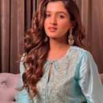 Nidhi Shah Instagram - Redefining Monday blues 💙 . . . . . Wearing - @gopivaiddesigns Styled by - @stylingcityy