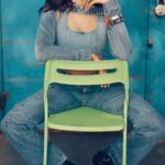 Niharika Konidela Instagram - The denim issue . @pranav.foto @rashmitathapa @makeuphairbyrahul @ravi_pasupuleti @spillthebead
