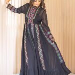 Nisha Agarwal Instagram - This @ritukumarhq dress is the perfect blend of bohemian and chic. The black sheer fabric adds so much character to the dress and the intricate thread work just pops on the black. Everything works beautifully and the sleeve details have my ❤️ #RituKumarAW22 #RituKumar #ritukumarhq #womenofrk #ad