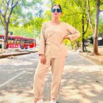 Nisha Bano Instagram - Cool 😎😎😎 outfit by @sehgalkiran 😍 #nishabano