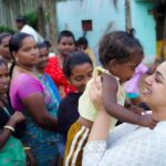 Nithya Menen Instagram - I think I picked up every single baby the village had to offer 😋 enough that they started recognising me when I would go back the next day. Babies are my favourite things 💕 nothing I will ever love more 🤎
