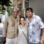 Nithya Menen Instagram - A wonderful birthday at Sri Aurobindo Ashram and the Aurobindo School. An unexpected birthday gift ✨️ to be able to sit in silence at the most exceptional of places, and the birthday meditation.. And the pleasure of spending time with the lovely @_adilhussain .. Thank you @samsarkar for the bike rides, the experience, the food :) Outfit, although you can't see it well, by @craftedbybinks .. my new favorite dress makers !