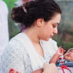 Nithya Menen Instagram - I think I picked up every single baby the village had to offer 😋 enough that they started recognising me when I would go back the next day. Babies are my favourite things 💕 nothing I will ever love more 🤎
