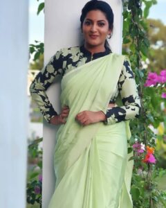 Pallavi Ramisetty Instagram - Saree @sivas_wardrobe