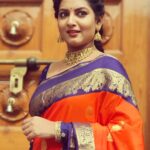 Pallavi Ramisetty Instagram - Be ur kind of beautiful ! This Beautiful krishna choker from @pearls_speaks 😊 #attarintikidaredi #shootmode #temple #blessed #etvshoot #instagram #followme Lakshmi Narasimha Swamy Temple Cheeryal
