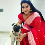 Pallavi Ramisetty Instagram - Varalaxmi vratham 🙏 Saree @essence_ethnics
