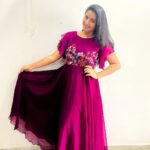 Pallavi Ramisetty Instagram - Dress @sreemithra_fashions #longfrock