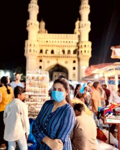 Pallavi Ramisetty Instagram - 🦋

📸 @dileepkumar.1988😘

#charminar #hyderabad #nightlifephotography #pallaviramisettyofficial #happysunday