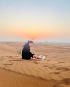 Pavani Reddy Instagram - In the pure clean atmosphere, in the silence- there you can find yourself ❤️
#dubai #desert #dairies #metime