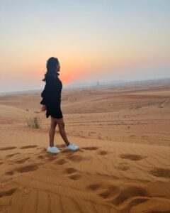 Pavani Reddy Instagram - In the pure clean atmosphere, in the silence- there you can find yourself ❤️
#dubai #desert #dairies #metime