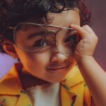 Pearle Maaney Instagram - Our Kutty cocomelon 🤓 Caption Please 😉 . Clicks @pearle_productions