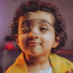 Pearle Maaney Instagram - Our Kutty cocomelon 🤓 Caption Please 😉 . Clicks @pearle_productions