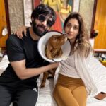 Poonam Dhillon Instagram - Birthday Boy!! Peanut Turns 2 years !! Still a puppy and adorable Baby ,,, brings so MUCH JOY in our lives❤️🥰🙏 . So Blessed and happy to have such a loving adorable Bachaa!!