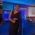 Poornima Indrajith Instagram - To an empowering day ✨ @kmacochin Wardrobe: @pranaahbypoornimaindrajith