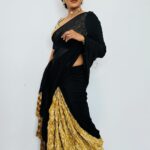 Poornima Indrajith Instagram - ✨ Wardrobe: @pranaahbypoornimaindrajith Jewllery: @pureallure.in HMU : @jaan_moni_das Platform : @mazhavilmanoramatv