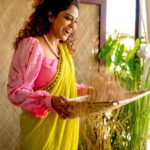 Poornima Indrajith Instagram - Harvest Happiness ✨ #whatpwears @pranaahbypoornimaindrajith