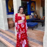 Pragathi Guruprasad Instagram - closing out Diwali celebrations with @nokkam.co x @dharma.gin 🪔 wearing @ankbyamrit