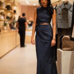 Pragathi Guruprasad Instagram - A kanchivaram silk saree made into a gorgeous gown designed by @sandeepravi89 by @maisontai