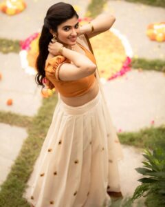 Pragya Nagra Instagram - 🌺Andariki Ugadi Subhakankshalu🌺

Costumes - @ivalinmabia
Photography - @camerasenthil
Makeup - @yuvas_makeover
Shoot organised by @rrajeshananda

#ugadi #ugadi2023 #gudipadwa #ugadispecial #happyugadi #padwa #mantra #durgapuja #krishnavani #navratri #navratrispecial #maadurga
#festivalfashion #festivelook #desi #teluguammayi #telugu #traditional #indianwear #traditionallook #hyderabadblogger #hyderabadinfluencer #hyderabadinsta #hyderabadbloggers #teluguactress #teluguheroine #telugumovie #telugumovies