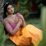 Pragya Nagra Instagram - 🌸 PC @sathyaphotography3 Designer @mayon_by_subhathracouture MUAH @murugeshmakeup_hair Location courtesy @elementsoneastcoast Elements on East Coast