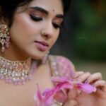 Pragya Nagra Instagram - 🌸 PC @sathyaphotography3 Designer @mayon_by_subhathracouture MUAH @murugeshmakeup_hair Location courtesy @elementsoneastcoast Elements on East Coast
