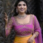 Pragya Nagra Instagram - 🌸 PC @sathyaphotography3 Designer @mayon_by_subhathracouture MUAH @murugeshmakeup_hair Location courtesy @elementsoneastcoast Elements on East Coast