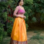 Pragya Nagra Instagram - 🌸 PC @sathyaphotography3 Designer @mayon_by_subhathracouture MUAH @murugeshmakeup_hair Location courtesy @elementsoneastcoast Elements on East Coast