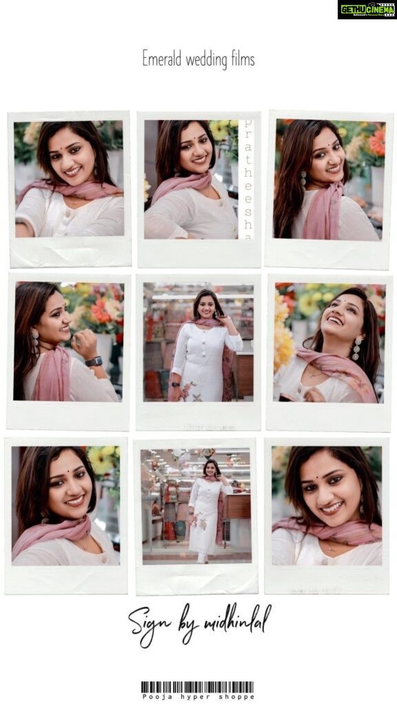Pratheeksha G Pradeep Instagram - The complete celebration.. at @pooja_hyper_shoppie In frame the beautiful @pratheekshapgp Clik and edit @midhinlal Company @emeraldmodellingcompany @emerald_wedding_films Kollam Town