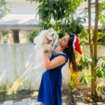 Pratheeksha G Pradeep Instagram - 🤍🤍🤍🤍🤍🤍 #shitzu #doglover #🤍🤍 Punalur