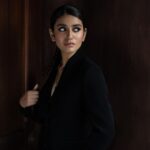 Priya Varrier Instagram - It’s all in the eyes🪞 Shot by: @palaniappansubramanyam Styling: @styledbysmiji Outfit: @men_in_q_wedding HMU: @unnips Assist: @kala_karuna @messgirl4559 Production: @nisaredatala Location: @plumerialakeresort Photography Assist: @ak_1996_47 @_ak_fc
