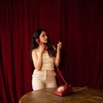 Priyanka Mohan Instagram - Staring at the mess I made! Styled by @pallavi_85 @openhousestudio.in Wearing @mellowdrama_official @mykreshya Photos @hunar.daga M&H @kalwon_beauty @puii_c_ammy