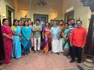 Raadhika Sarathkumar Instagram - Life takes us us on different journeys,live the moment and learn from it🙏need everyone’s good wishes as we start ‘Kizhaku Vaasal”on #vijaytv .#sachandrasekar sir who I have done many successful movies a family friend and well wisher leads the cast with a great crew. Good luck👍👍