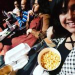 Radha Instagram - Watching movie with family without popcorn and bigscreen nowayyyyyy. #radha #radhanair#familyfirst