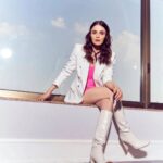 Radhika Madan Instagram - In a world full of pigeons, be a Flamingo! 🦩 Saas Bahu aur Flamingo streaming on @disneyplushotstar from 5th of May!💟 ----------------------------------------------------------------- Co-ord set @julyissue_online Blazer and boots @massimodutti Styled by @amandeepkaur87 Hair @shivani.shettyehmua Makeup @ritikavatsmakeupandhair Managed by @aanchaltalreja 📸@visualaffairs_va