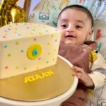 Rahman Instagram - "Sometimes the smallest things take the most room in your heart." Hi friends, meet Jr . #baby #babyboy#love #babylove Chennai, India