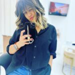 Ranjini Haridas Instagram - Highlight of the day !!!😂😂😂 #hair #cut #hairstyle #extensions #dubai #changeitup #onlyconstantischange #newhairday #happiehippie #selfie