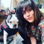 Ranjini Haridas Instagram - Meet my new friend Momo . Isn’t she the cutest !!!❤️ @timshel4eva #newfriends #pawbuddies #momo #pupperlove #unconditional #loveacrossborders #happiehippie #ranjiniharidas #unitedkingdom #hackney #stokenewington #chillin