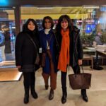 Ranjini Haridas Instagram - Was so lovely catching up you guys .❤️ We are all such grown ups now!!! 😂 @timshel4eva and Sruthi @choiceschoolalumni #fromschooltonow #cochintolondon #25yearsofknowingeachother #howtimeflies #conversations #food #drinks #dinneranddrinks #wintervibes #threeiscompany