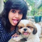 Ranjini Haridas Instagram - Just chilling with my Buddy !😬 #homescenes #mybaby #buddy #love