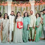 Ranjini Haridas Instagram - And just like that our family has grown !!! #SreeBreeze @iambreezegeorge @sreepriyan @lizzshery @benbobogeorge @haridassujatha #wedding #marriage #union #weekendmadness #weddingphotography #twofamiliesbecomeone #peace #love #joy #prosperity #becomingone #familyweddingweekend