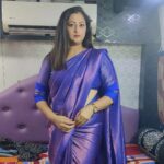 Rekha Krishnappa Instagram – When just  saree makes you happy 💓
Any time, anywhere, you can wear a saree , 💖
And be beautiful ❤️
Saree by @saishrithestyleinyou 

#sareetime #sarees #sareelove #instasaree #instasarees #shootingspot #shootinglocation Chennai, India