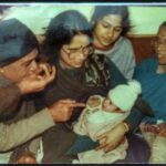 Richa Chadha Instagram - For my birthday my maasi sent me this photo, from when I was born. Three of the five sets of hands pointing towards my small face are no more… who am I? A culmination of the desires, dreams, longings, pains, sadness, joy of my ancestors and my bloodline collected over millennia… every specie evolves to procreate and protect what their offspring. Am I protected in my reality by the spirits of my ancestors… shielded by their love, saddened by their grouses against the world…My DNA is the best and the worst of them… we’re all the same, we seek love, empathy, reality…what is a birthday? Why do we celebrate a circle around the sun? Who is a person, why do we celebrate their coming into this world of maya, things, good and terrible people. Beats me. But for today, I am grateful that the collective spirits of these people manifested me… I am on the precipice of finding myself…and loving each part - healed and I healed🫀 The remaining pics are from our cute celebrations of the epic final! Messi, you legend. 🫶🏽🫀❣️some enthu cutlet sport fans, neighbours, friends, cake, family and loved ones. And a weirdly satisfying reminder of mortality 🫀😂 I am re-examining even my relationship with social media, because it teaches us to live retrospectively… we start looking at reality from the lens of what will look good on an Insta feed. Honestly fcuk that. Live now, love now. Bye. Thanks for the wishes 🫀