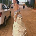 Riya Deepsi Instagram - Sending a happy video on your feed ✨ Hoping this gives you a smile 😊 #happy#positive#blessed#love#reels#explorepage#explore#traditionalwear#style#trending#terehawale#song#slowmo