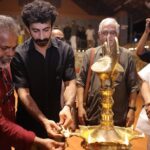 Roshan Mathew Instagram - Space is opportunity. With the legend Padma Shri Meenakshi Amma Gurukkal at the inauguration of @kacvkovalam ‘s Kalari Academy. Hon’ble Minister V N Vasavan inaugurated the space. Many more legends were in attendance. But what matters most is what the space is going to do and mean in the years to come. Looking forward, happy to have been associated in a small capacity.