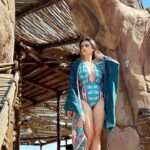 Roshni Chopra Instagram - We saw turtles 😍🐢🏖️🐢🌊WORTH a day trip if you love the ocean and diving/snorkelling #roadtrip 📍#snoopyisland in Fujairah. Wearing @limerickofficial #dubai #beachday #roadtrip #snorkeling #swimwear #visitdubai
