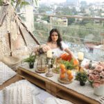 Roshni Chopra Instagram - What a TRANSFORMATION 🤌🏽😍 did you screenshot the last frame? Thanks @doitup.today for the boho balcony of my dreams 🤩🍊✨ #rohome #balconydecor #bohobalcony #mumbaihome #decor